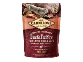 Carnilove Duck & Turkey for Large Breed Cats Muscles Bones Joints 400 g