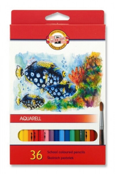 Akvarelové pastelky koh-i-Noor 3719 sada 36 barev