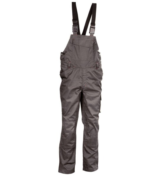 Pracovní kalhoty s laclem COFRA MOMBASA Barva: Antracitová, Velikost: 2XL (CAMOMBASA_04_2XL)