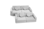 SHAPPY Dětská rozkládací pěnová pohovka SHAPPY PLAY mini Barva: Soft Beige