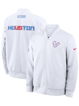 Nike Pánská bunda Houston Texans NFL 2026 Rivalries Sideline Bomber Weiß Velikost: XL