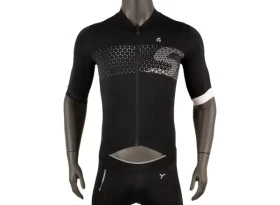 Pánský cyklistický dres Silvini Ansino Black white