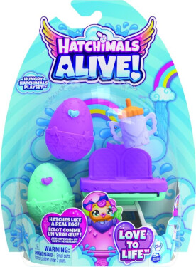 Hatchimals hrací set s krmicí židlí pro zvířátka - Spin Master Hatchimals