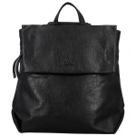 Trendy dámský koženkový kabelko-batoh Coveri Lethea, černý