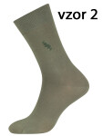 EVONA a.s. Pánské ponožky 5074 khaki vzor 2 - PON 5074 E- KHAKI VZOR 2 39-42