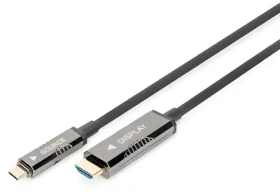 Digitus USB-C – HDMI AOC / Kabel adaptérový / 20 m / 4K 60Hz / 18 Gbps / HDMI 2.0 (AK-330150-200-S)
