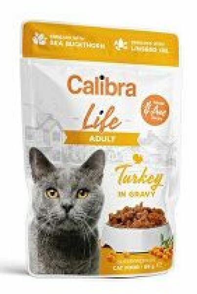 Calibra Cat Life kapsa Adult Turkey in gravy 85g