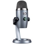 Blue Microphones Yeti Nano na stojanu PC mikrofon Druh přenosu:kabelový, USB kabelový, USB šedá