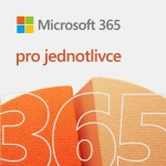 Microsoft 365 pro jednotlivce SK / Předplatné / 12 měsíců / 1 osoba, max. 5 zařízení / 1TB OneDrive (EP2-32462)