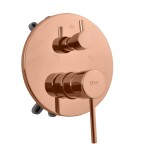 RAV Slezák - SEINA - Vanová/Sprchová baterie podomítková 2-cestná s tělesem a s boxem, Zlatá růžová - lesklá SE985BOXZRL SE985BOXZRL