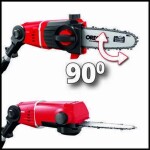 Einhell GE-LC 18 Li T-Solo / Aku Prořezávací pila s teleskopickou násadou / 18V / čepel 20 cm / Délka 0.8-1.8m / bez aku (3410810)