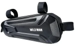 WILD MAN XT9 XL černá / Brašna na rám kola / 3,5 l / PU + EVA / suchý zip (X9)