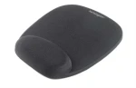 Kensington pěnová podložka pod myš s opěrkou zápěstí černá / Podložka pod myš / 210 × 250 mm (62384)