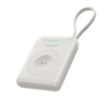 Baseus EnerFill FW11 bílá / Powerbanka / Apple Watch / 5W / vestavěný kabel