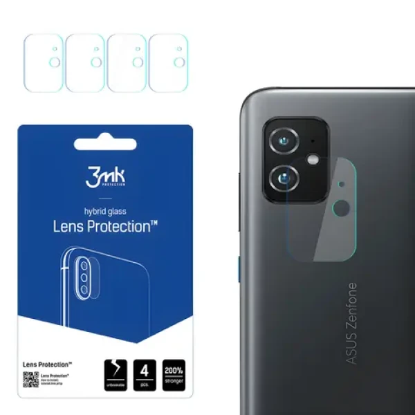 3mk Lens Protection pro Asus Zenfone 8 / Ochranné sklo na kameru / Hybridní sklo