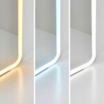 REA - Zrcadlo LED Classico 60x170cm Brush Gold HOM-07058