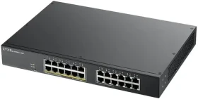 ZyXEL GS1900-24EP / Switch řízený / 10|100|1000Mbps / 24x GLAN / Qos / VLAN / PoE 130W (GS1900-24EP-EU0101F)