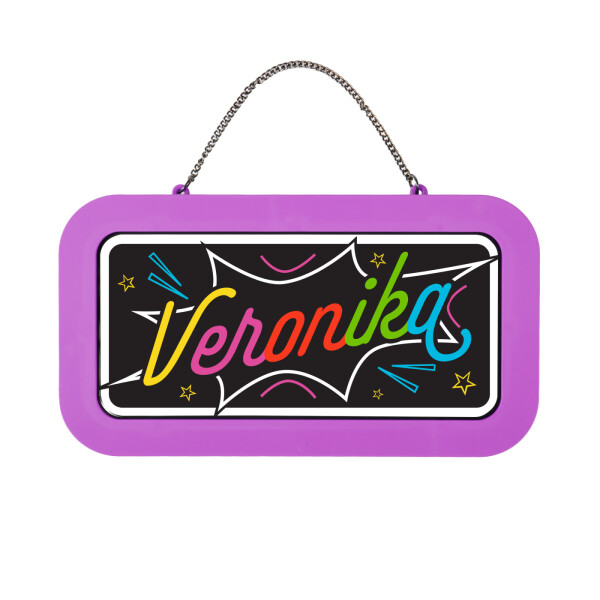 Neonová cedulka se jménem - Veronika - Albi