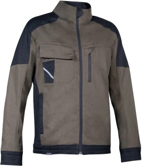 Pracovní blůza Cofra NOZEDO Barva: Hnědá, Velikost: 4XL (V700-0-03-4XL)