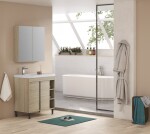 Koupelnová skříňka s umyvadlem Naturel Lucca 79x70x45 cm dub mat LUCCA80D LUCCA80D