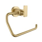 REA - Držák na toaletní papír 81305 Rivo Brush Gold REA-98059