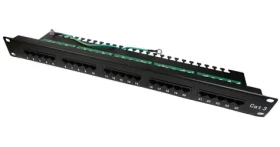 XtendLan Patch panel 19" / Telefonní / 25 portů / Cat3 / 1U (PPT1U19Cat3)