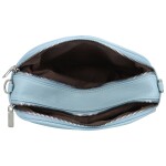 Trendy dámská koženková crossbody kabelka Willa, světle modrá