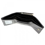 Luxusní dámská kožená peněženka s motýlky Gregorio Sihle, černá