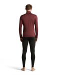 ICEBREAKER Mens 200 Oasis LS Half Zip, Port (vzorek) velikost: M
