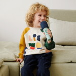 LIEWOOD Bezdrátový karaoke mikrofon Beinta Peppermint Mix, modrá barva, zelená barva, plast