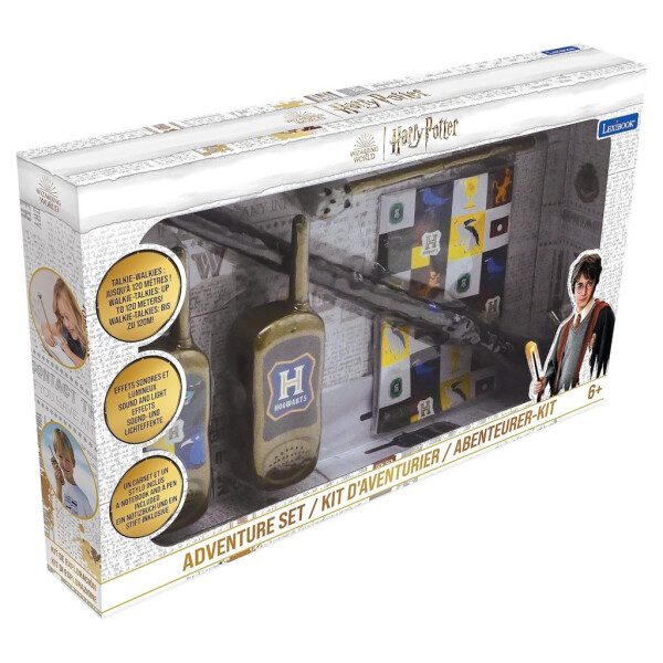 Lexibook Harry Potter set vysílačky, zápisník, pero a kouzelnická hůlka - Alltoys Lexibook