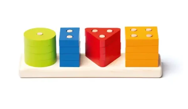 CUBIKA 15337 Třídíme tvary V - dřevěná skládačka