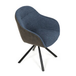 Jídelní židle, modrá, látka, DCH-Y1143 BLUE2