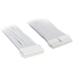 SilverStone Kabel ATX 24-Pin 300mm - bílá / pletený (SST-PP07E-MBW-V2)