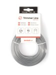 Žací struna Jarabák Dual Power čtvercová 2,4 mm x 15 m