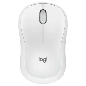 Logitech M240 Silent bílá / optická bezdrátová myš / 4000 DPI / USB přijímač / 3 tlačítka (910-007120)