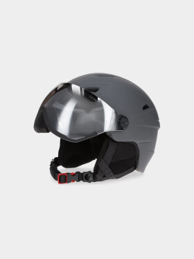 Pánská lyžařská helma vestavěnými brýlemi 4FWAW23AHELM034-25S šedá 4F cm)