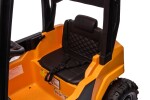 Mamido Dětský elektrický vysokozdvižný vozík JCB žlutý