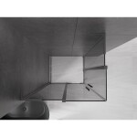 MEXEN/S - Velar L Duo sprchový kout, posuvné dveře 90 x 80, grafit, grafit metal 871-090-080-02-43-95