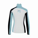 Dámská mikina KARPOS W Federa Full-Zip Fleece, Bright W./Sterling B/Vulcan velikost: L