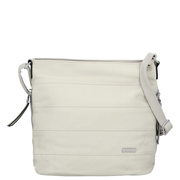 Trendy dámská koženková crossbody kabelka Alena, šedá