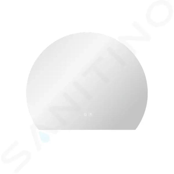 Kielle Zrcadlo s LED osvětlením a vyhříváním, průměr 80 cm 50324081