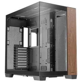 Antec C8 Wood černá / E-ATX / 2x USB-A 3.0 / 1x USB-C / bez zdroje / průhledná bočnice (0-761345-10079-3)