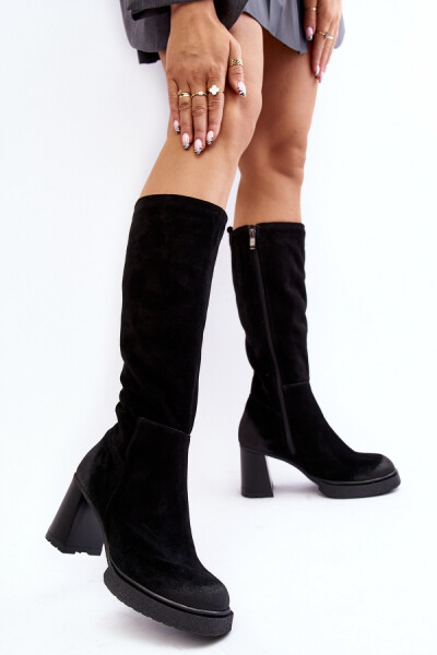 Kozačky na podpatku model 189037 Step in style 40