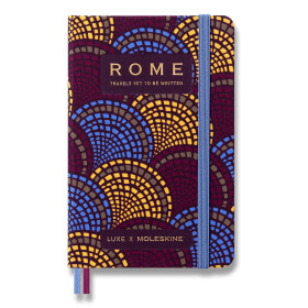 Zápisník Moleskine LUXE Rome - S, čistý/linkovaný