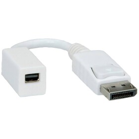 Roline 12.03.3132 DisplayPort / Mini-DisplayPort adaptér bílá 0.15 m