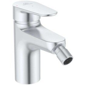 IDEAL STANDARD - ALU+ Bidetová baterie s výpustí Click-Clack, BlueStart, stříbrná BE132SI