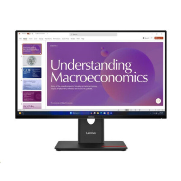 LENOVO LCD ThinkVision T24D-40 - 23.8",IPS,mat,16:9,1920x1080,178°/178°,4/6ms,250cd/m2,1500:1,DP,HDMI,PIVOT,VESA,3Y EDF_8055497