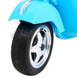 Mamido Dětský elektrický skútr Vespa modrý