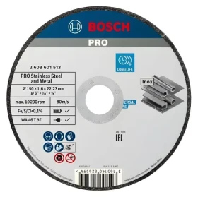 Bosch Řezný kotouč na nerezovou ocel / Průměr 150 x 22,23 mm / Šířka řezu 1,6 mm (2608601513)